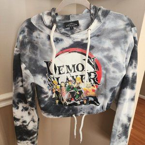 Demon Slayer crop Hoodie